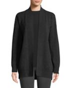 Wool-blend Drop-shoulder Cardigan