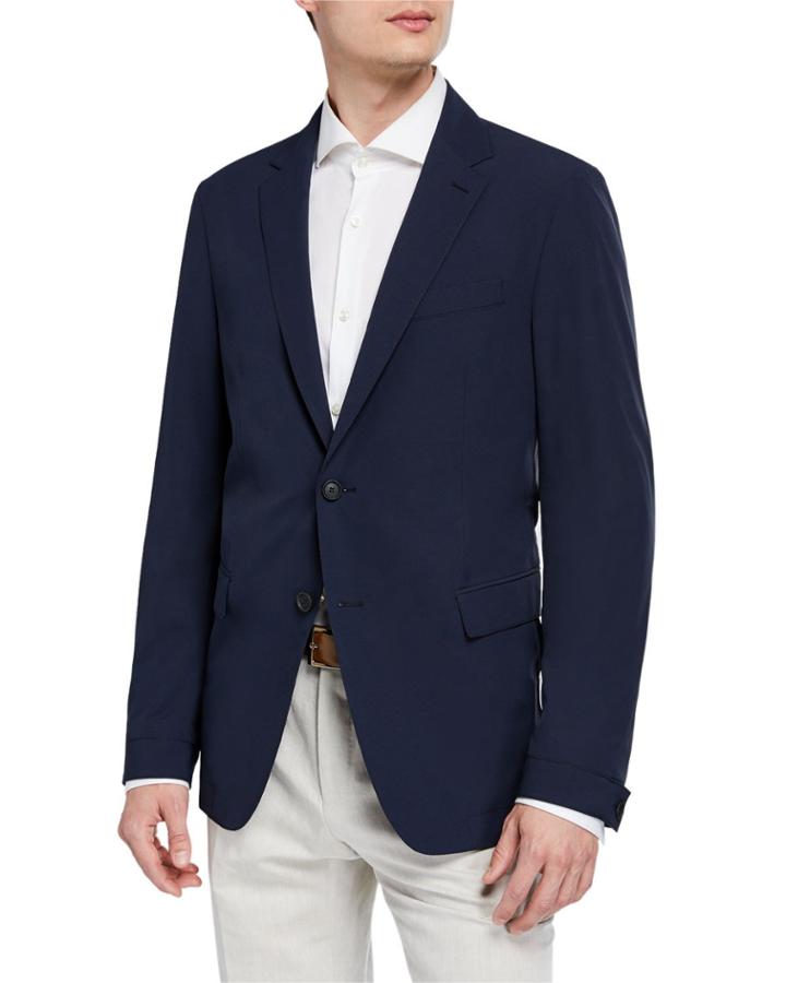 Men's Slim-fit Travel Two-button Jacket