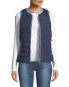 Short Quilted Puffer Vest