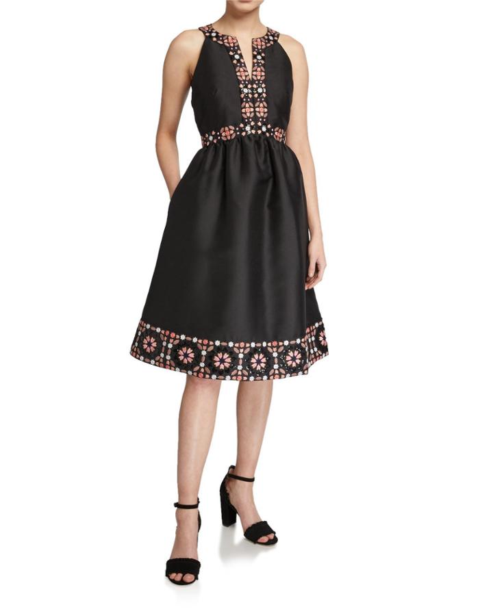 Mosaic Embellished Dress