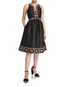 Mosaic Embellished Dress