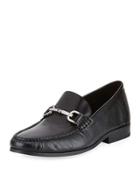 Niles Lizard-embossed Leather Horsebit