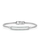 Blue Topaz Open-cord Bracelet,
