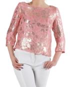 Kuniko Silk Jacquard Blouse