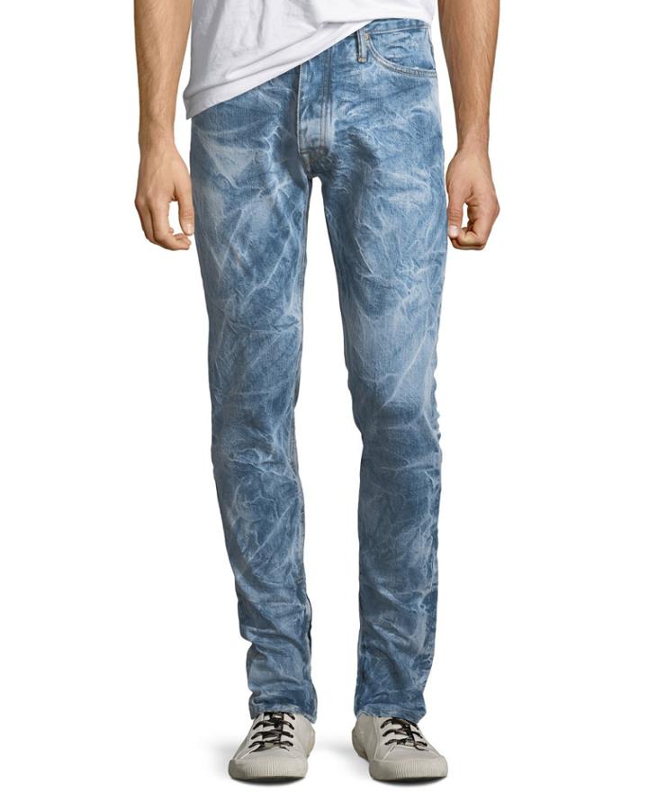 Men's Selvedge Denim Water-wash Jeans