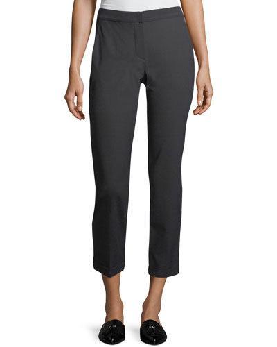 Mid-rise Cigarette Pants