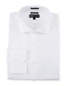 Men's Trim-fit Regular-finish Dobby-texture Sport