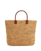 Everyday Handheld Raffia Tote Bag