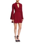 Semisheer Corset Dress W Bell