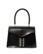 Melanie Soave Studded Leather Top-handle Bag