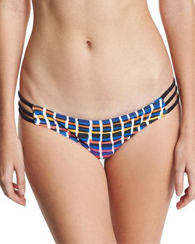 Lanai Giraffe-print Strappy Swim Bottom,