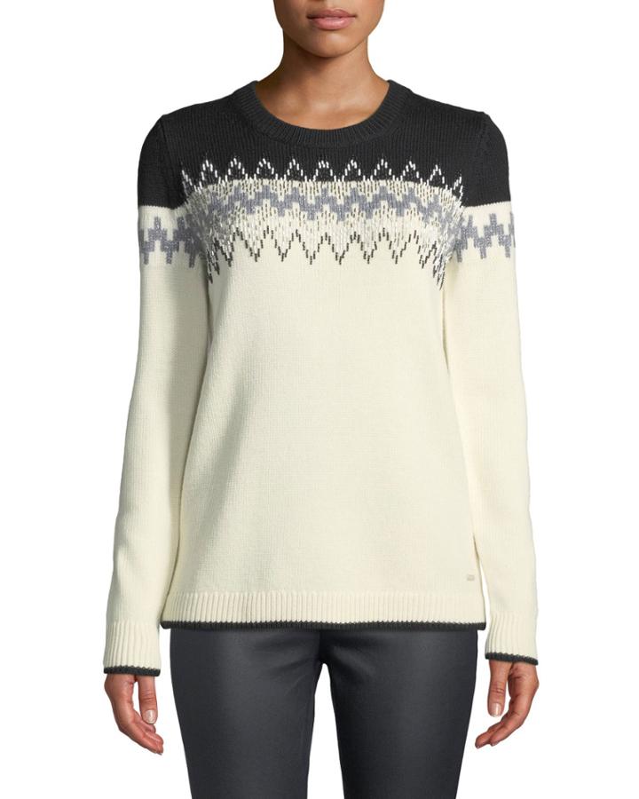 Two-tone Metallic Beaded Wool