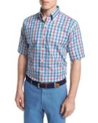Plaid Short-sleeve Woven