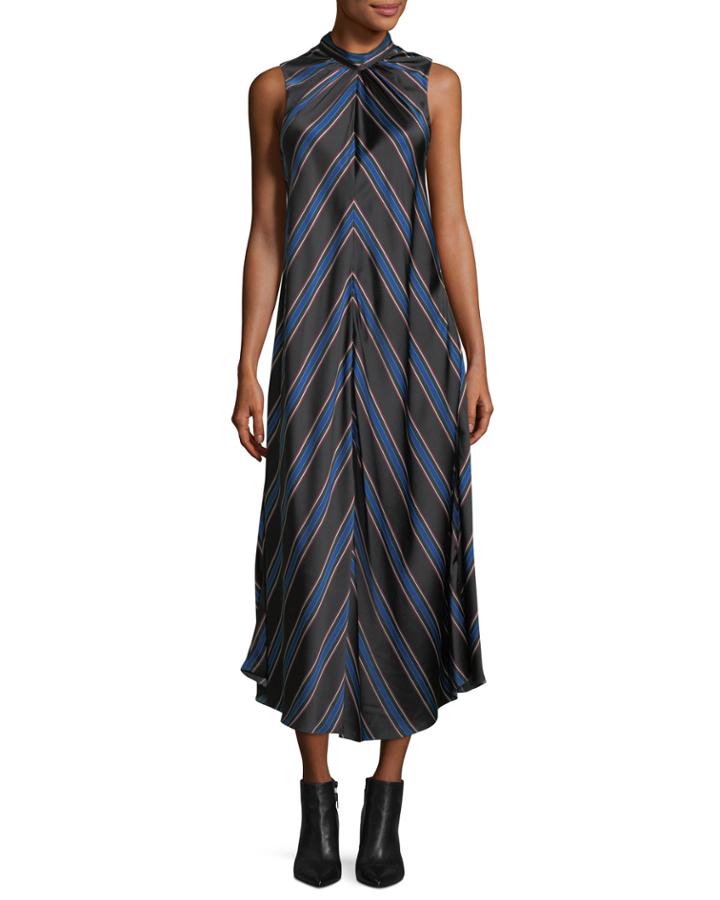 Nari Chevron-print Sleeveless