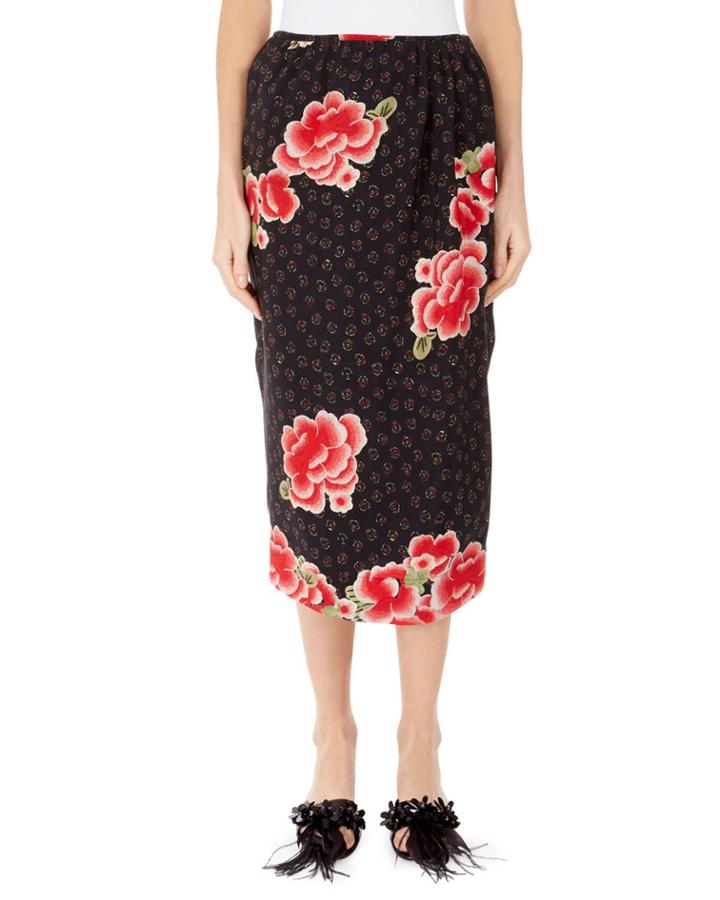 Slim Button-side Dress