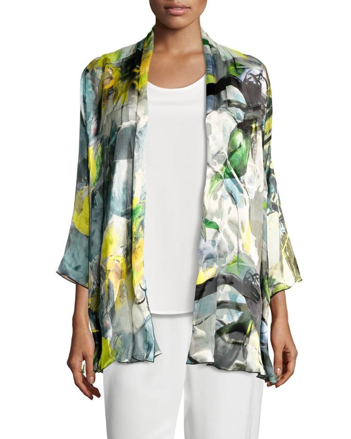 Sheer Delight Devore Mid Cardigan,