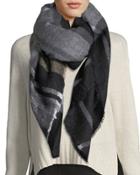 Mega Plaid Square Fringe