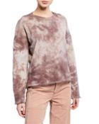 Tie-dye French-terry