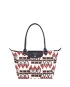 Le Pliage Small Ikat-print Shoulder Tote Bag