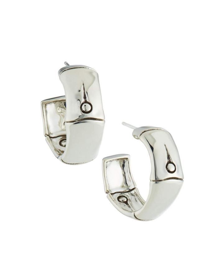 Bamboo Small Hoop Earrings