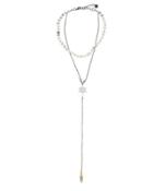 Dual-layer North Star Y-drop Necklace