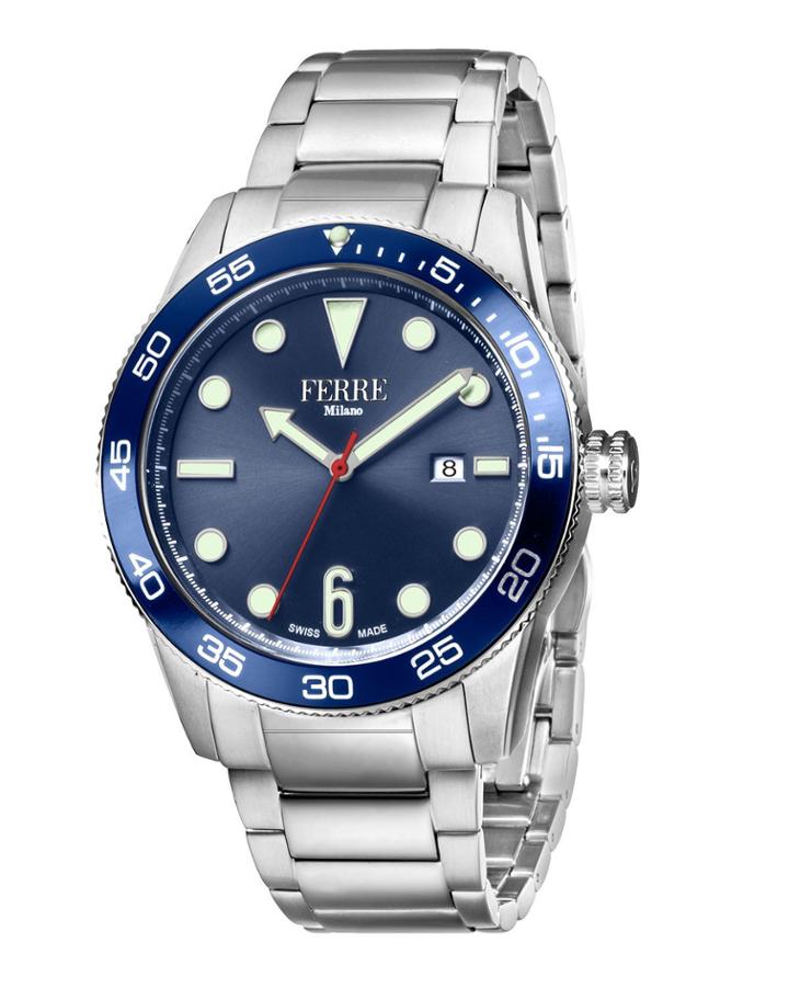 Men's 42mm Watch W/ Bracelet,