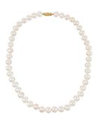14k 9/10mm Cultured Pearl Necklace,