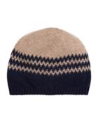 Men's Two-toned Ribbed Beanie Hat