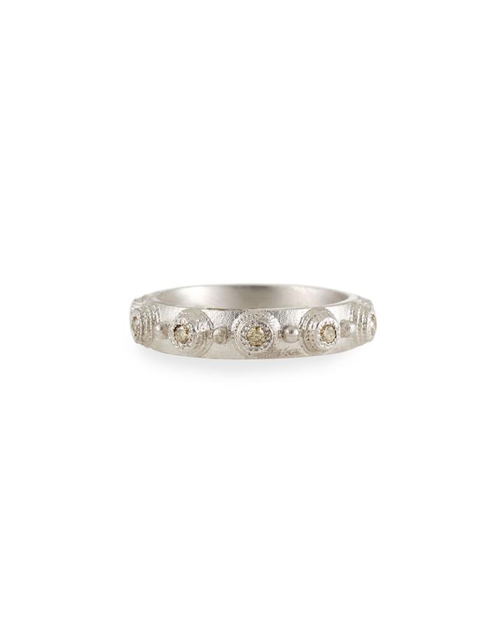 Champagne Diamond Stacking Ring,