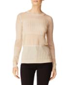 Andrea Ribbed Metallic