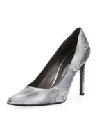 Flirt High Pointed-toe Python Pump