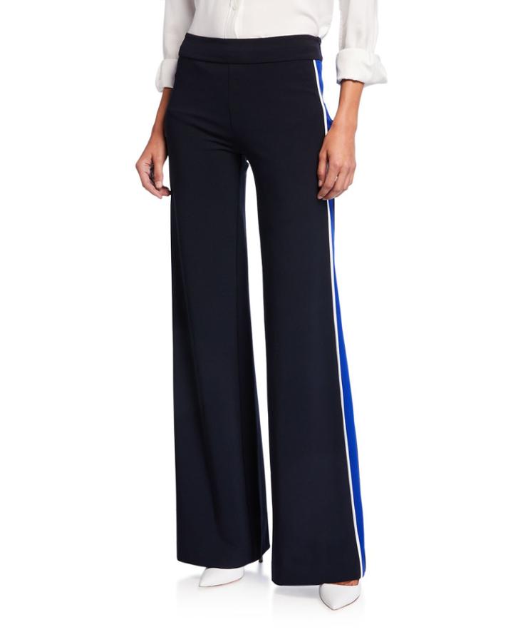 Charlee Tuxedo Side-striped Wide