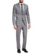 Windowpane Check Two-piece Suit,