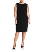 Abella Sleeveless Sheath Dress,