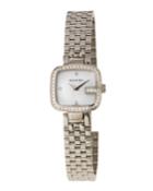 Pave Diamond G Bracelet Watch