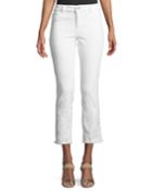 Mara Embroidered Instasculpt Cropped Jeans