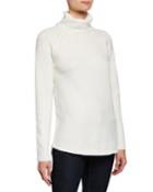 High-and-low Hem Turtleneck