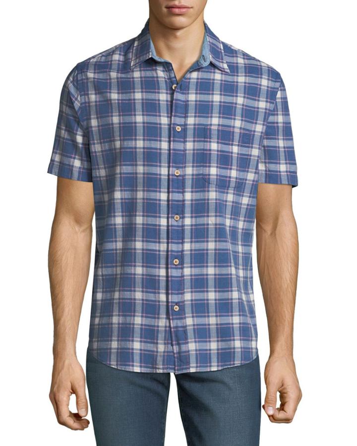 Men's Ventura Plaid Short-sleeve