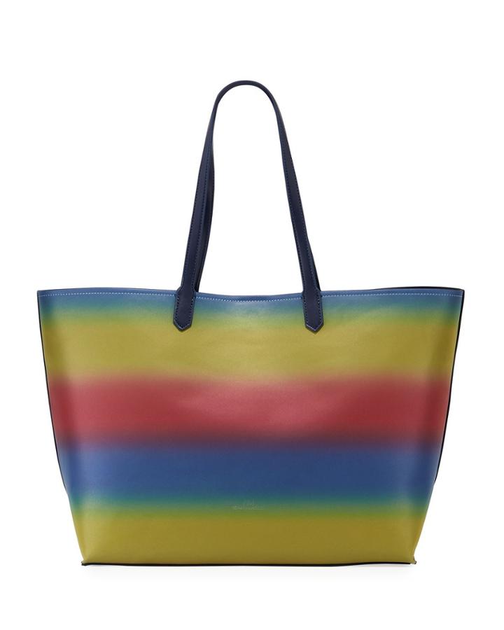 Large Reflective Rainbow Tote Bag