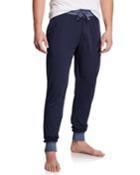 Men's Lounge Pants With Contrast Cuffs