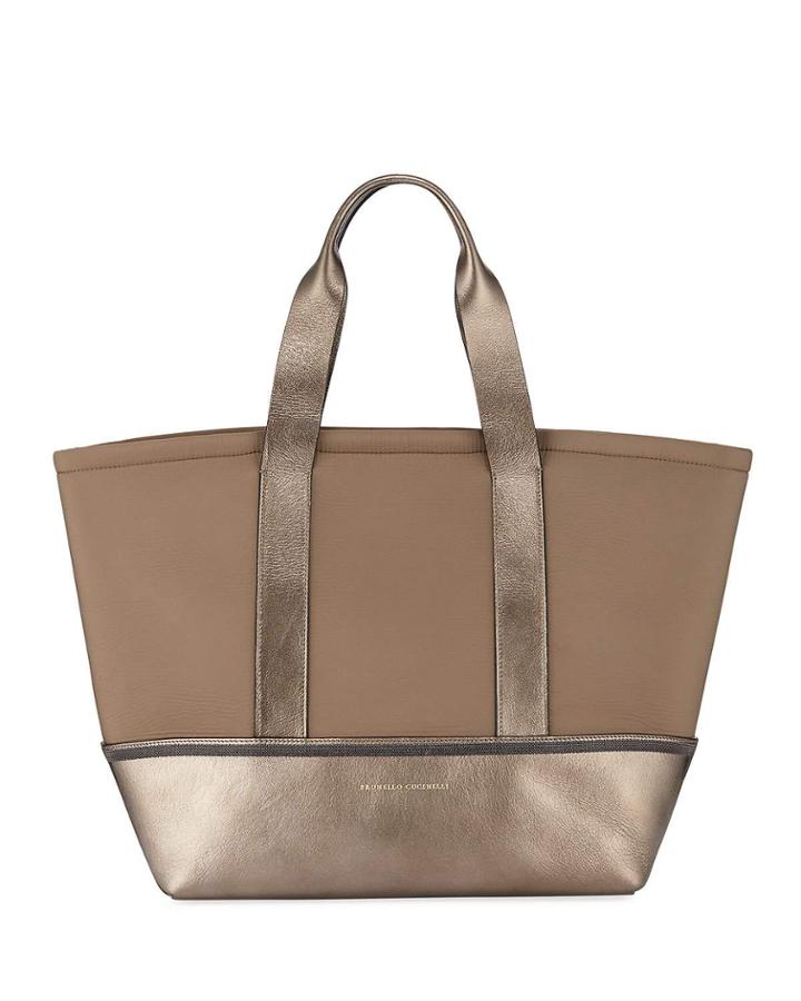 Neoprean Metallic Tote Bag