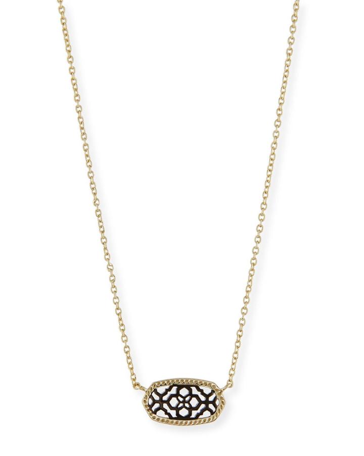 Elisa Filigree Pendant Necklace
