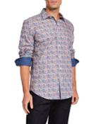 Men's Shape-fit Printed Long-sleeve