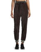 Magical Eye Velour Jogger Pants
