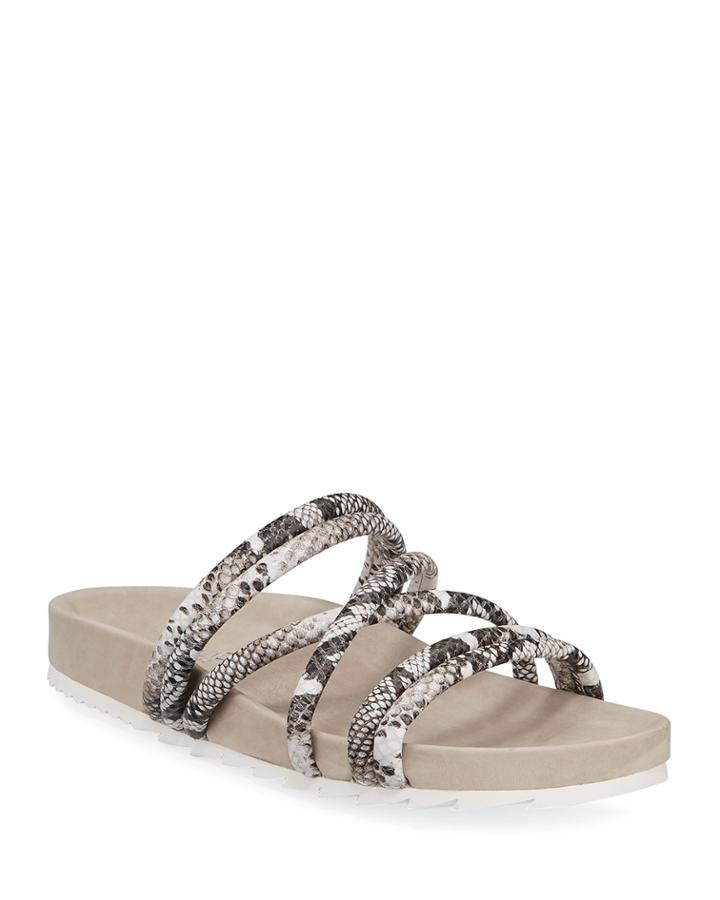 Tess Metallic Leather Strappy