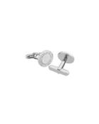 18k White Gold Round Cuff