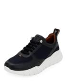 Men's Biggy Mesh & Leather Chunky Running