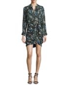 Georgina Button-front Printed