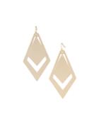 Geometric Earrings, Gold