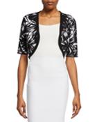 Palm Jacquard Cropped